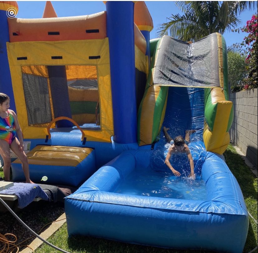 Castle 3-1 water slide combo